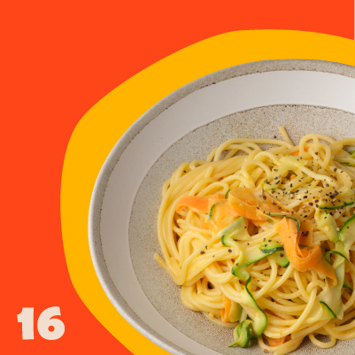 CARROT AND COURGETTE SPAGHETTI
