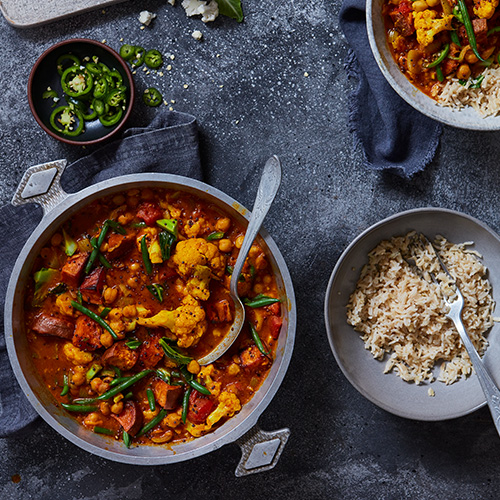 CAULIFLOWER AND CHICKPEA CURRY
